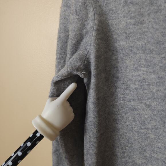 Max Mara Gray V-neck Sweater Size S - Picture 4 of 8